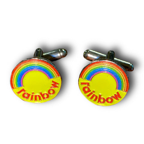 Retro Rainbow Cufflinks