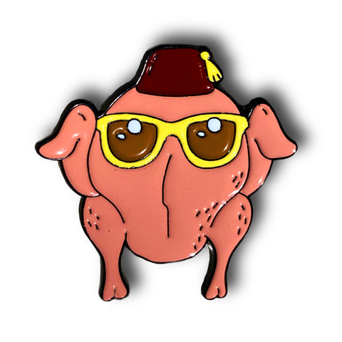 Friend's Turkey Enamel Pin Badge