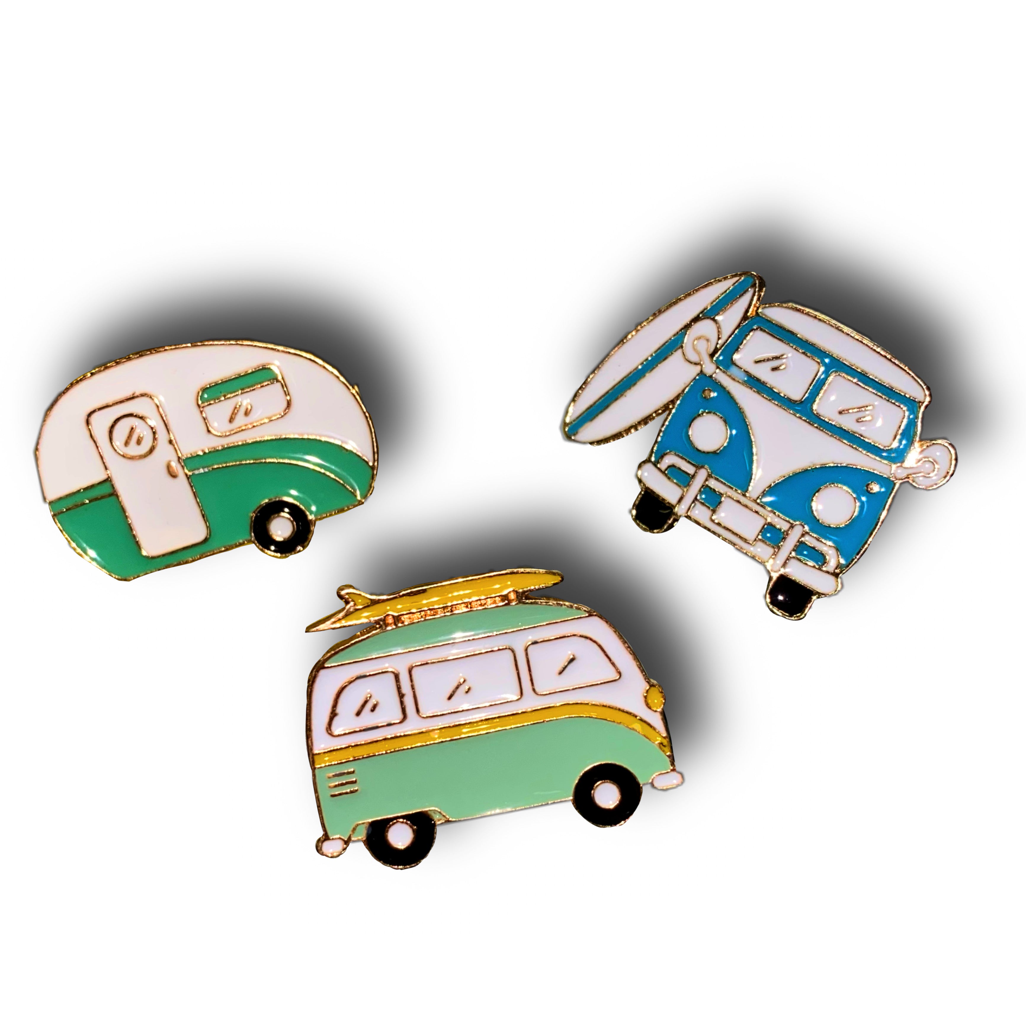 Campervan Assortment Enamel Pin Badges