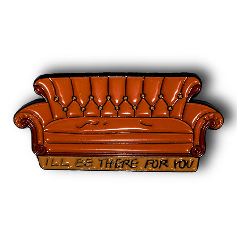Friends Couch Enamel Pin Badge