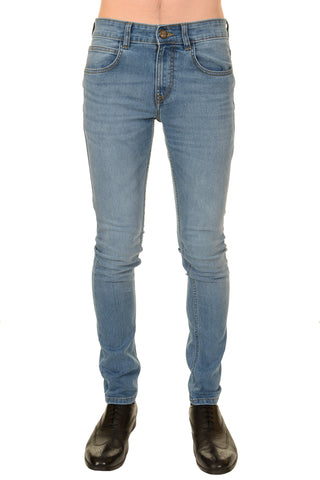 Distress Skinny Fit Jeans - Run & Fly