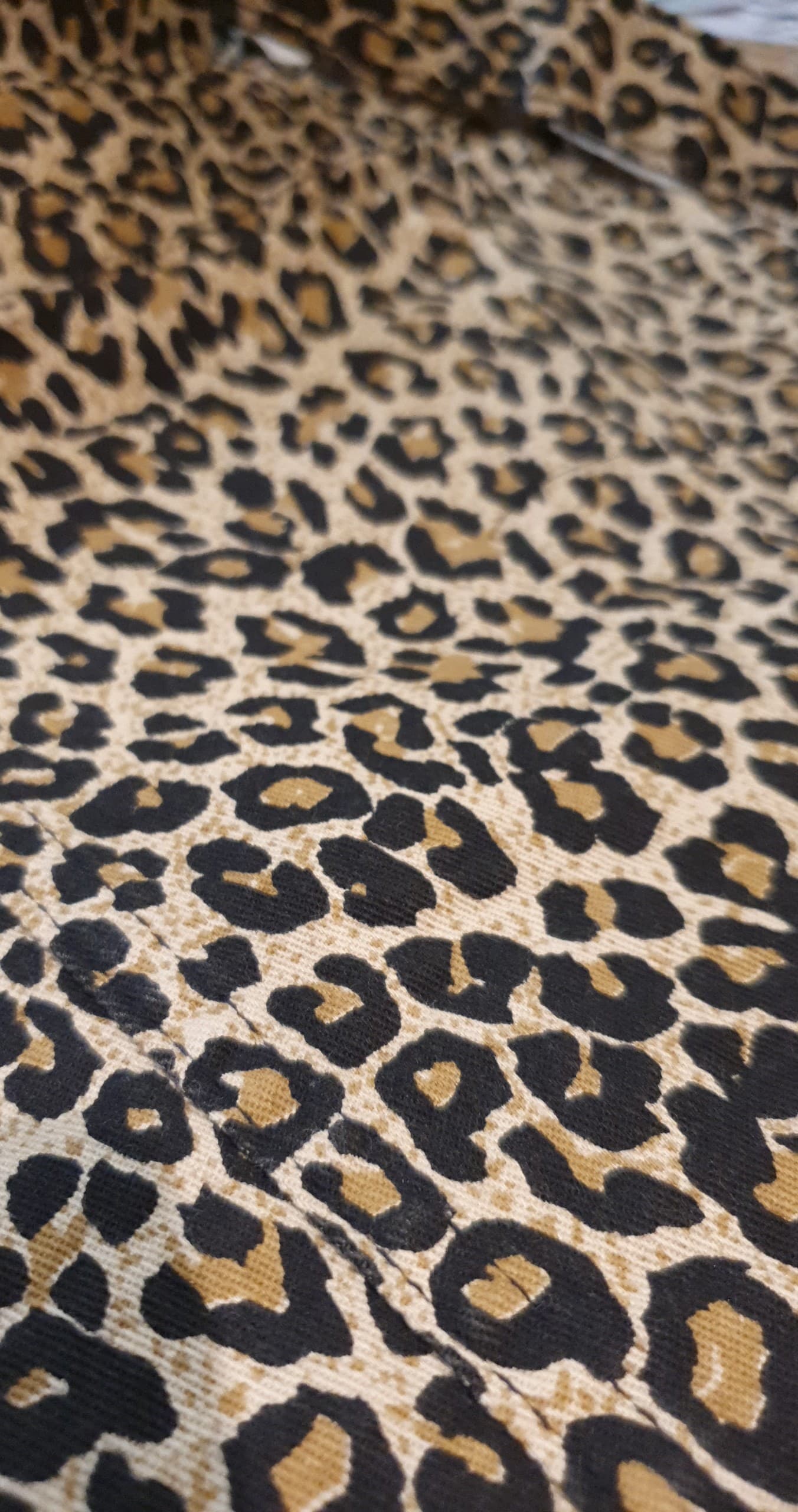 Leopard Twill Pinafore - Run & Fly (Last Available)
