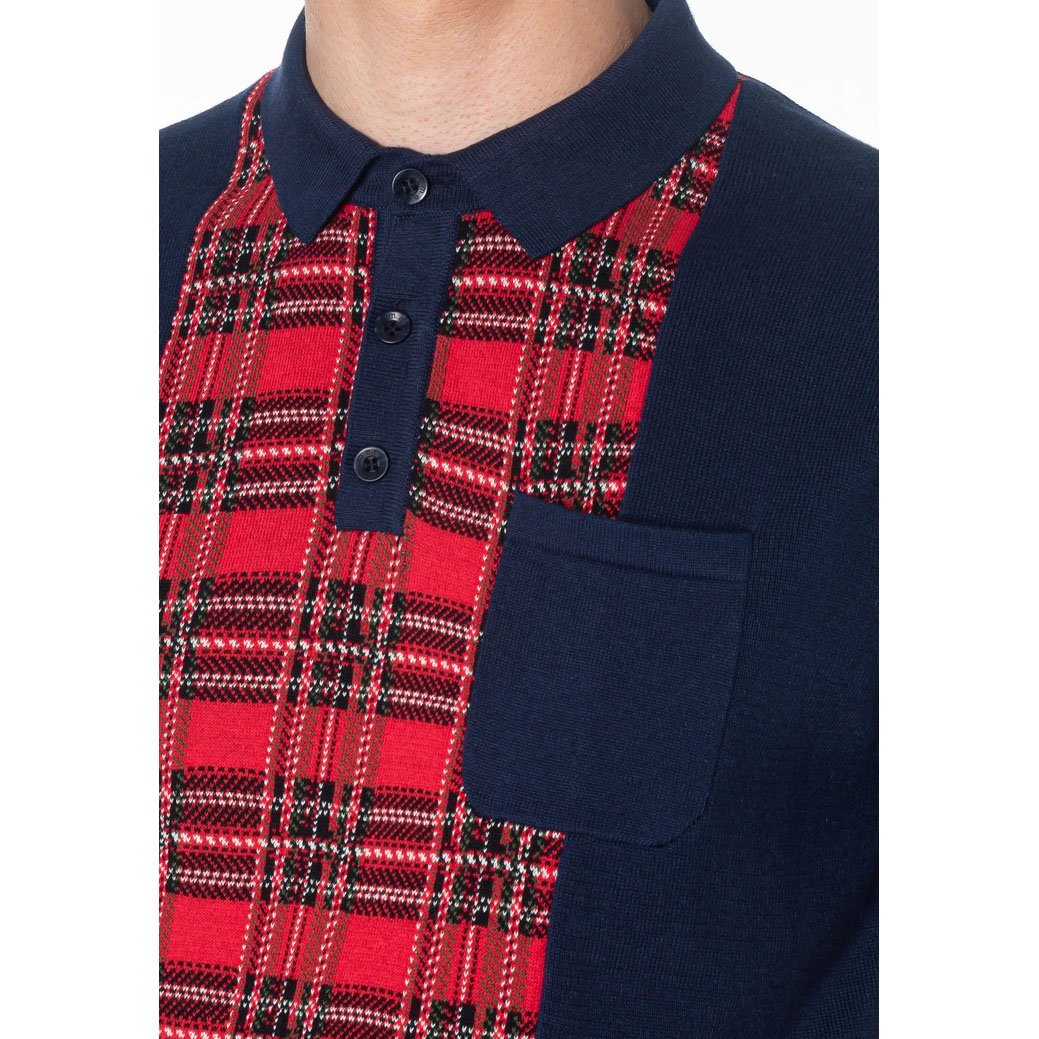 Luna Knit Polo - Merc
