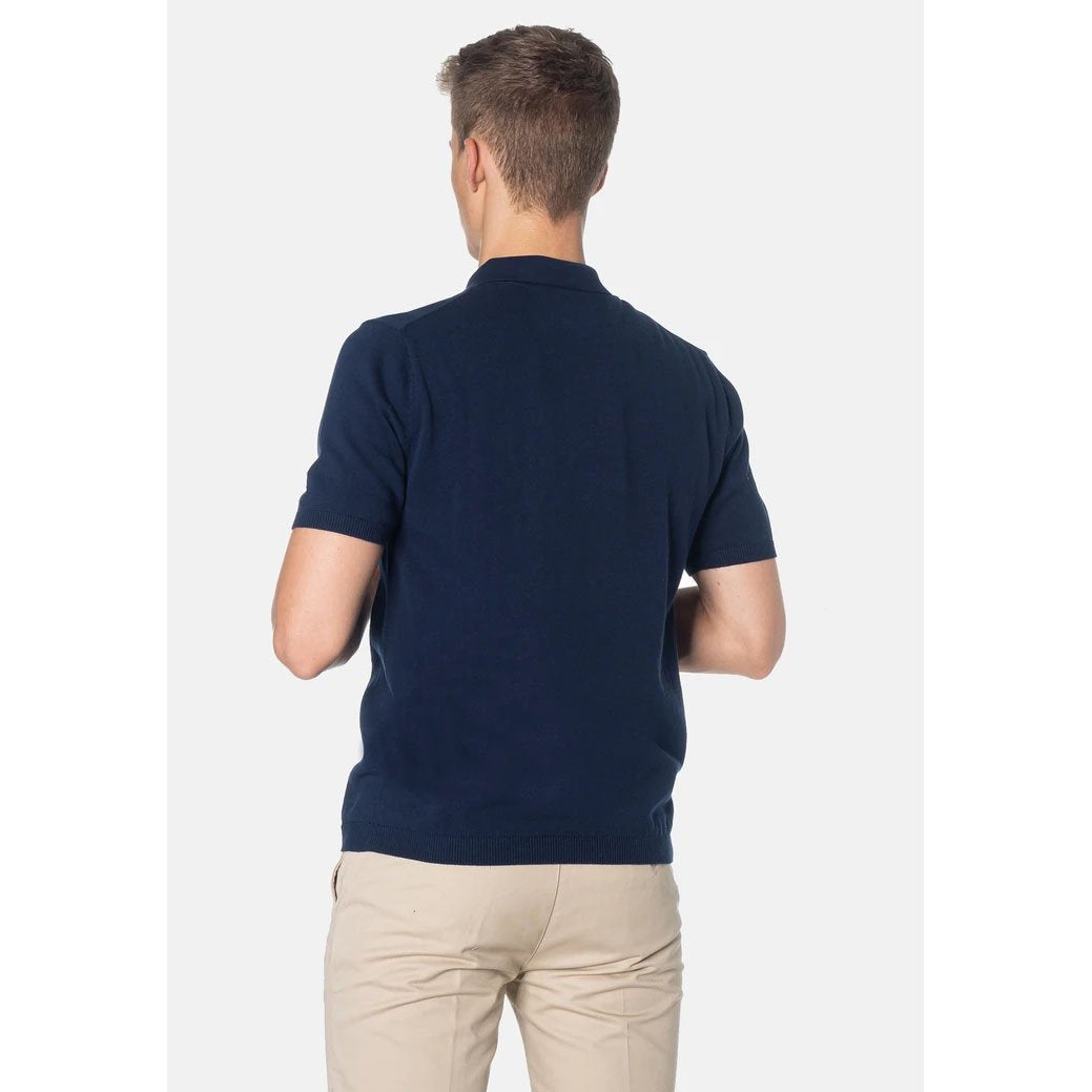 Luna Knit Polo - Merc