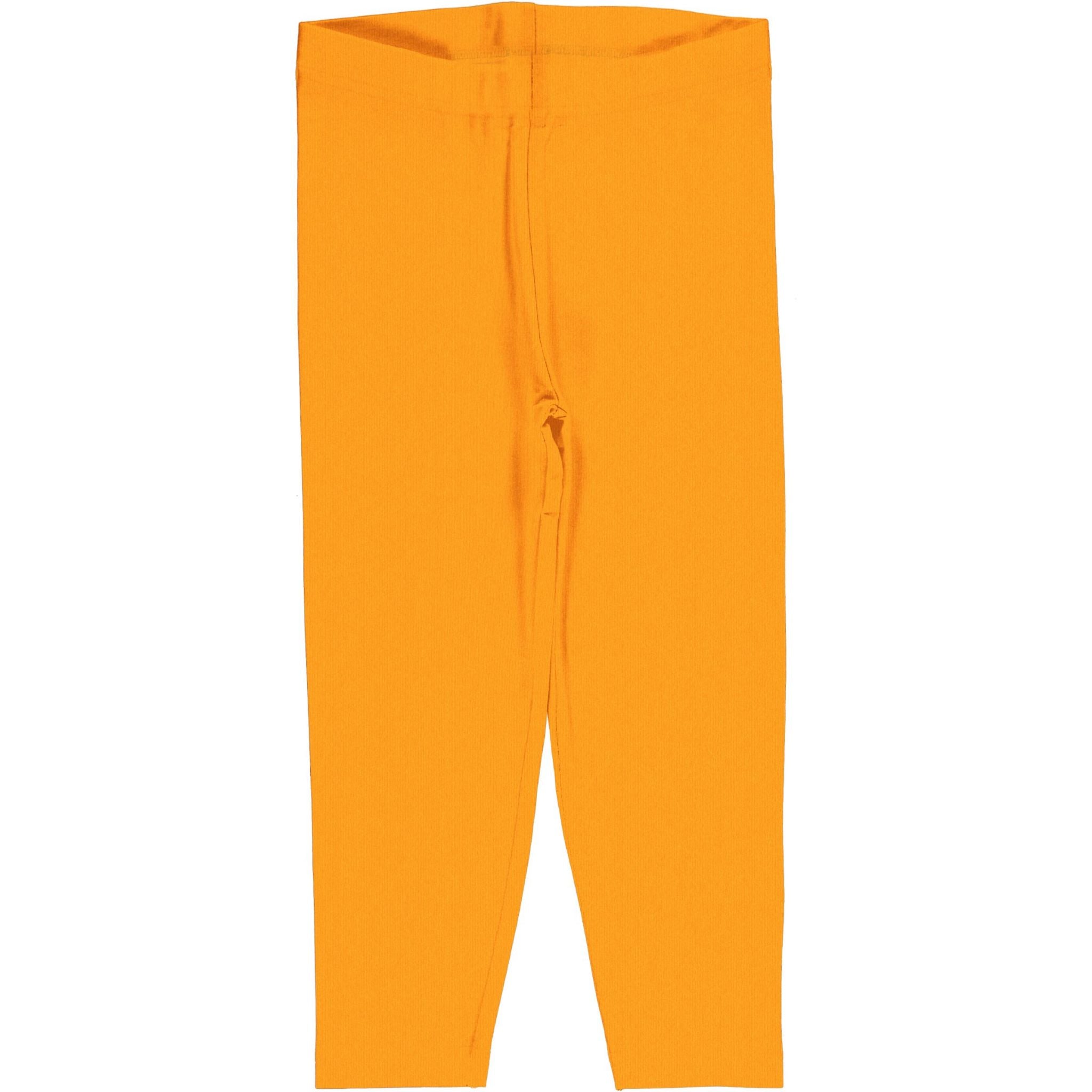 Children's Tangerine Cropped Leggings - Maxomorra (Last Available)