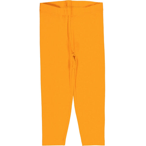 Children's Tangerine Cropped Leggings - Maxomorra (Last Available)