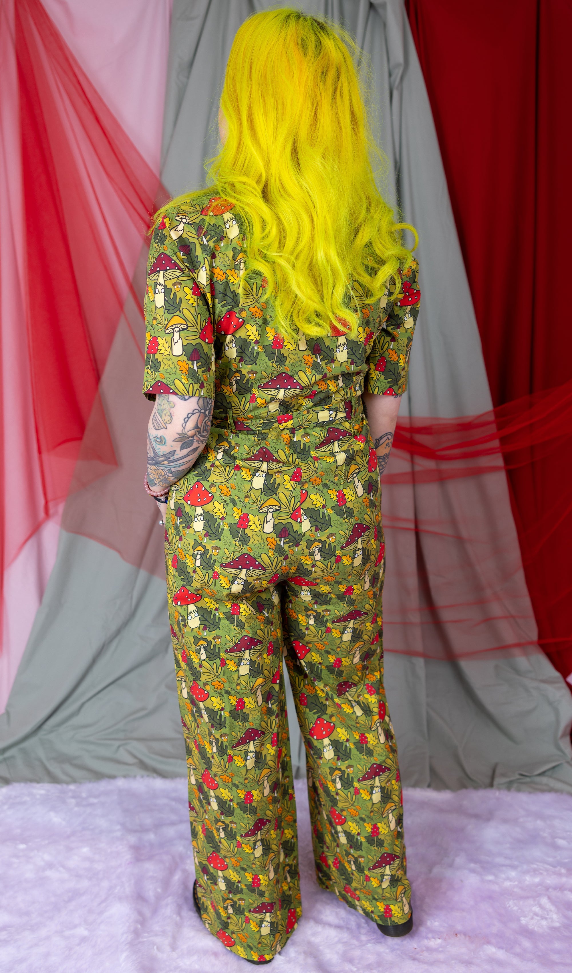 Katie Abey Mushroom Bois Jumpsuit - Run & Fly