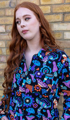 Mushroom Mayhem Stretch Twill Boiler Suit - Run & Fly