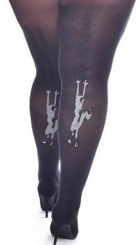 Super Stretch Climbing Cats Tights - Pamela Mann