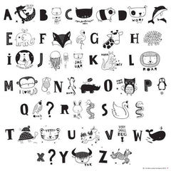 A5 & A4 Lightbox letter ABC Animal Set - A Little Lovely Company