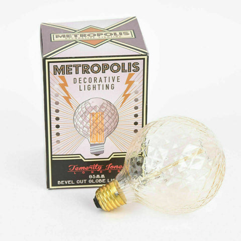 Bevel Cut Clear Light Bulb