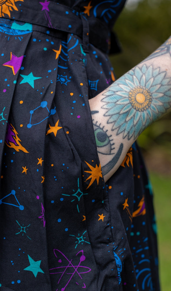 Cosmic Space Tea Dress - Run & Fly