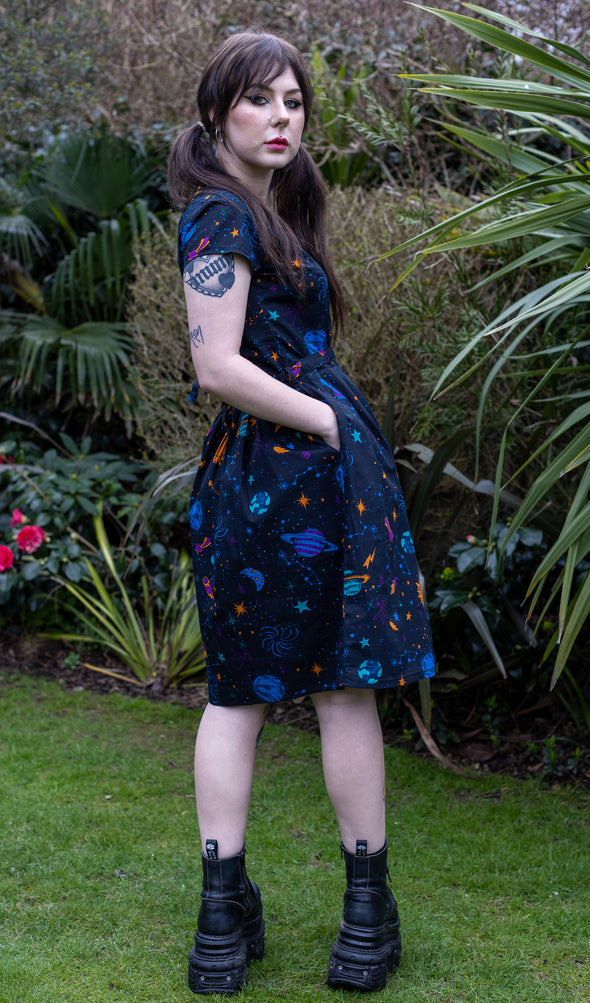 Cosmic Space Tea Dress - Run & Fly
