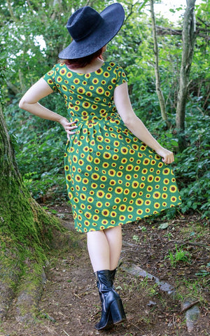 Sunflower Bee Tea Party Dress - Run & Fly (Last Available)