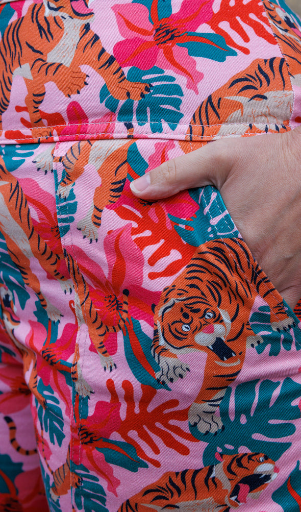 Tiger Lily Twill Dungarees - Run & Fly