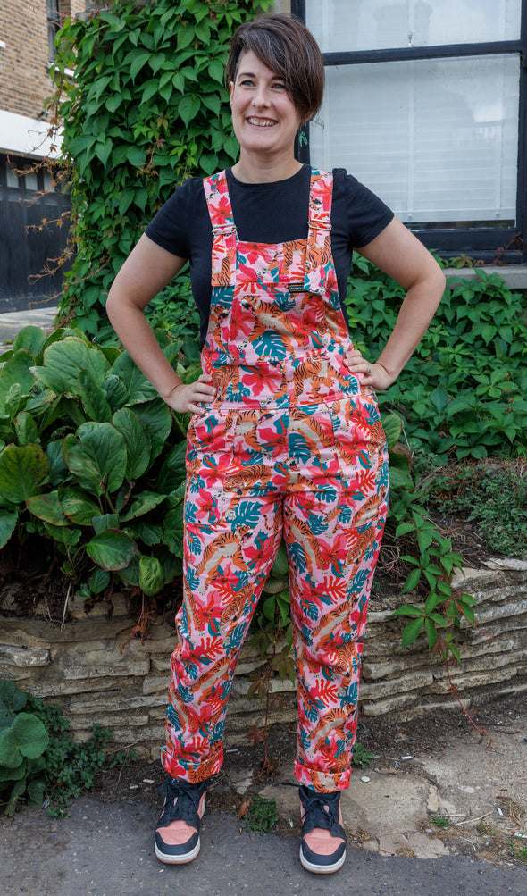 Tiger Lily Twill Dungarees - Run & Fly