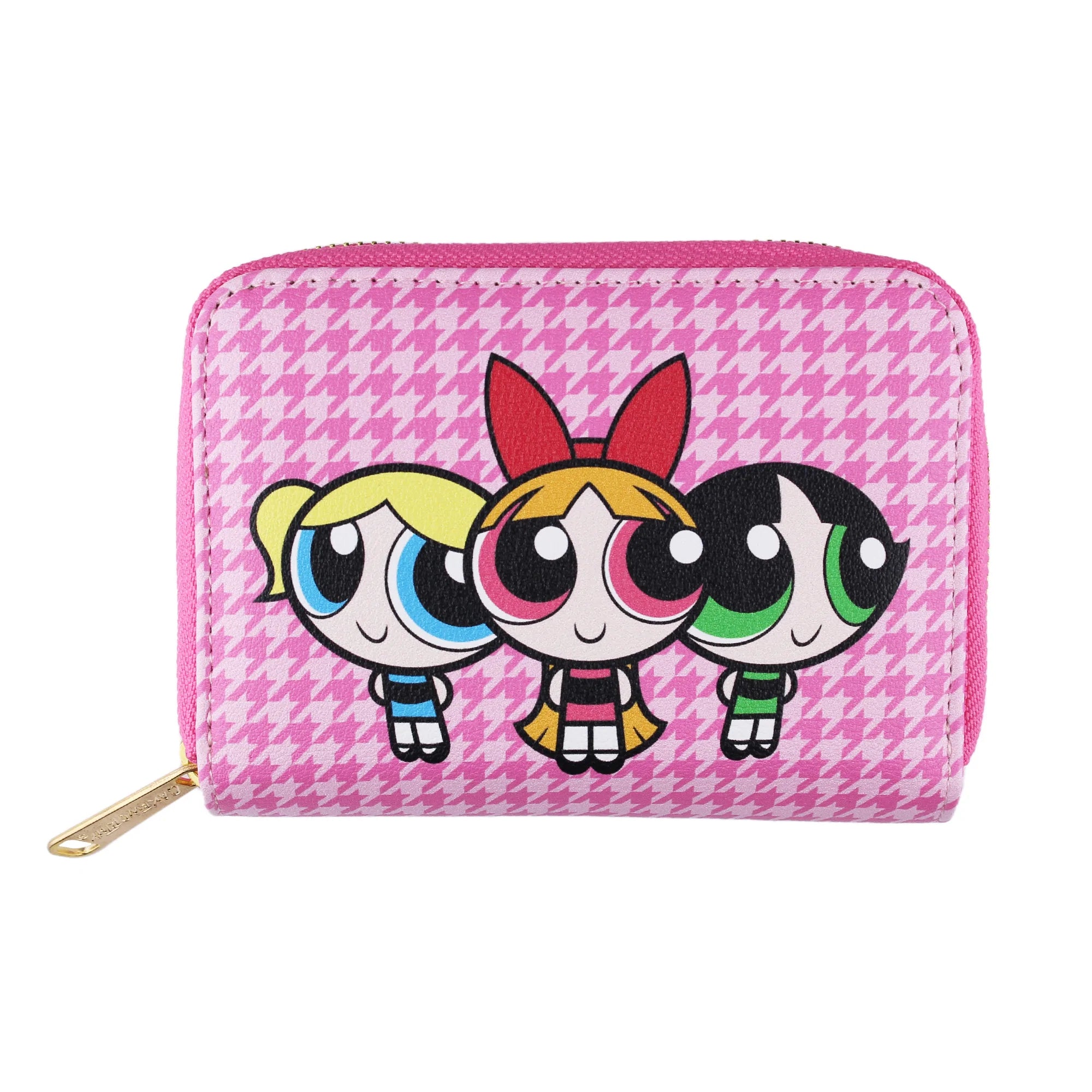 Powerpuff Girls Houndstooth Wallet - Cakeworthy
