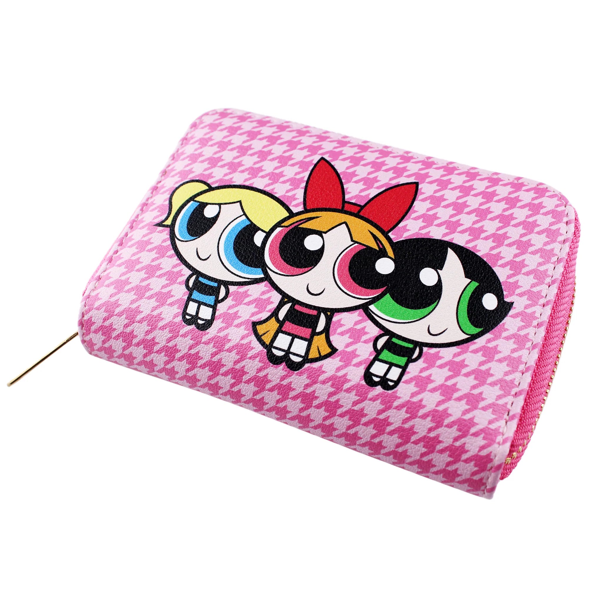 Powerpuff Girls Houndstooth Wallet - Cakeworthy