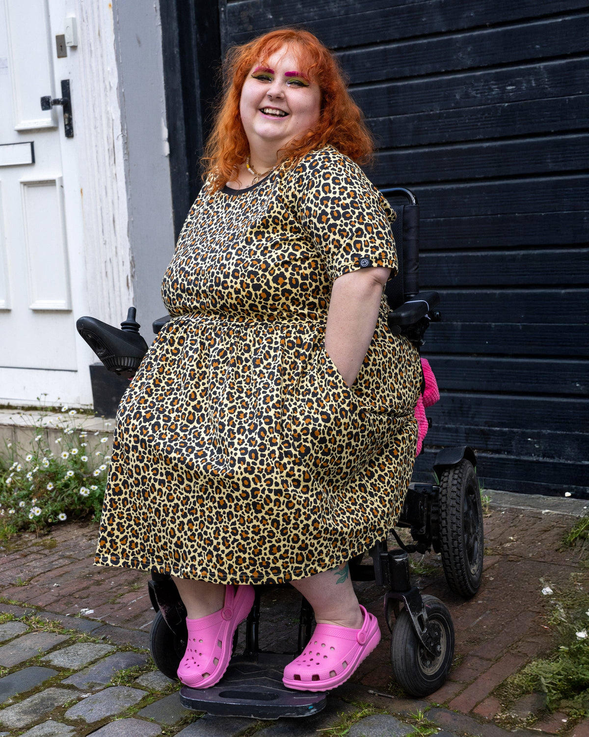 Classic Leopard Stretch Smock Dress - Rebel Romance