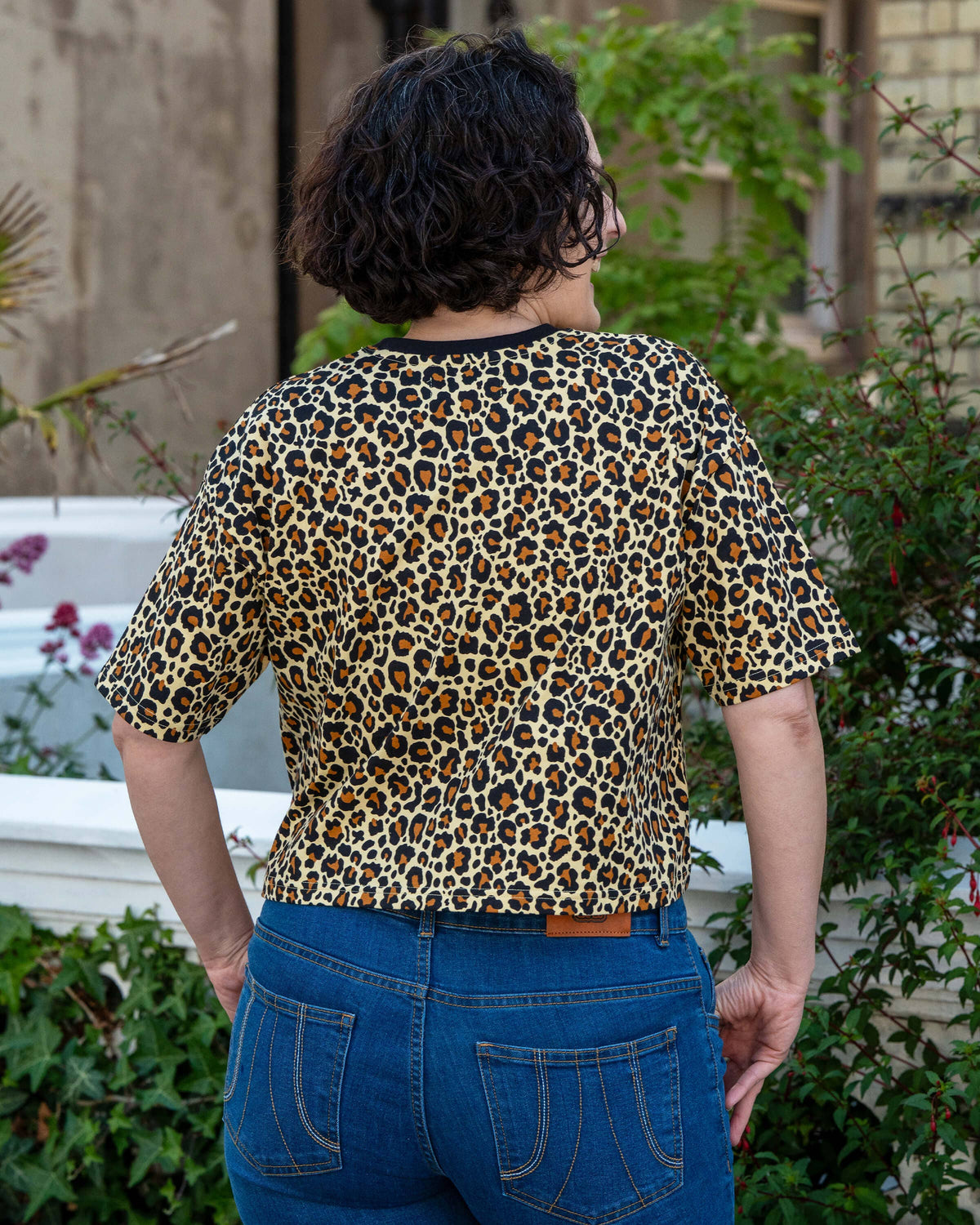 Rebel Romance Classic Leopard Cropped Boxy Tee