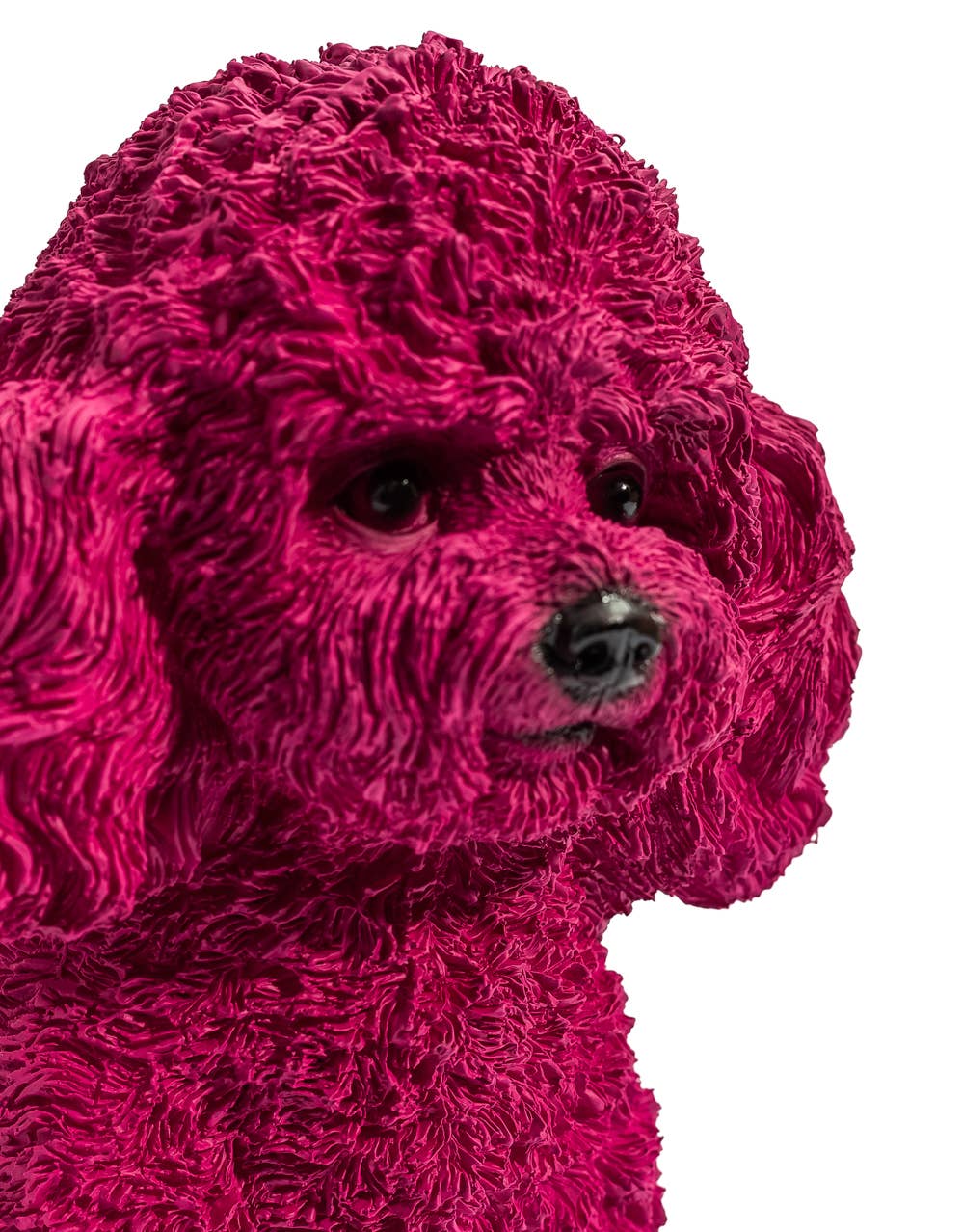Purple Poodle Ornament