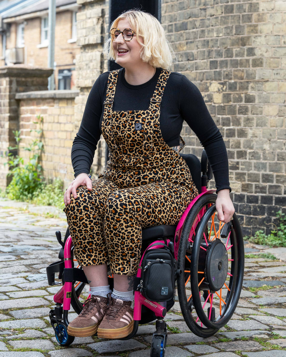 Classic Leopard Stretch Dungarees - Rebel Romance