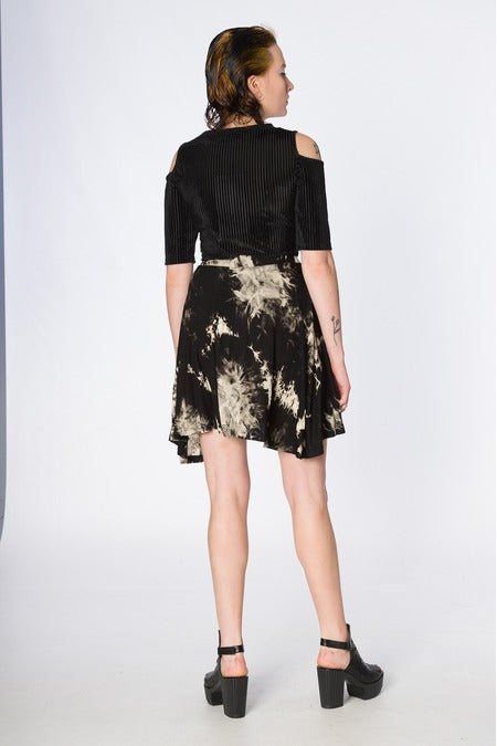 Black Tie-Die Skirt - Banned