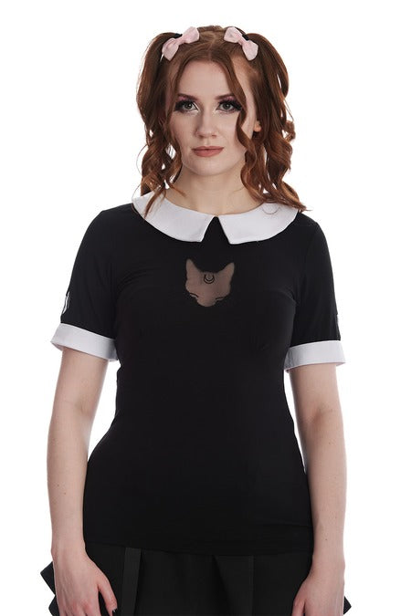 Darkness Cat Black Top - Banned