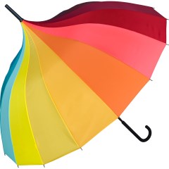 Oriental Rainbow Ornate Pagoda Umbrella