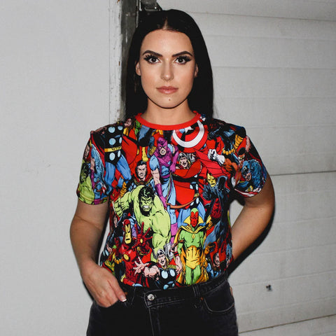 Avengers women's t shirt sales