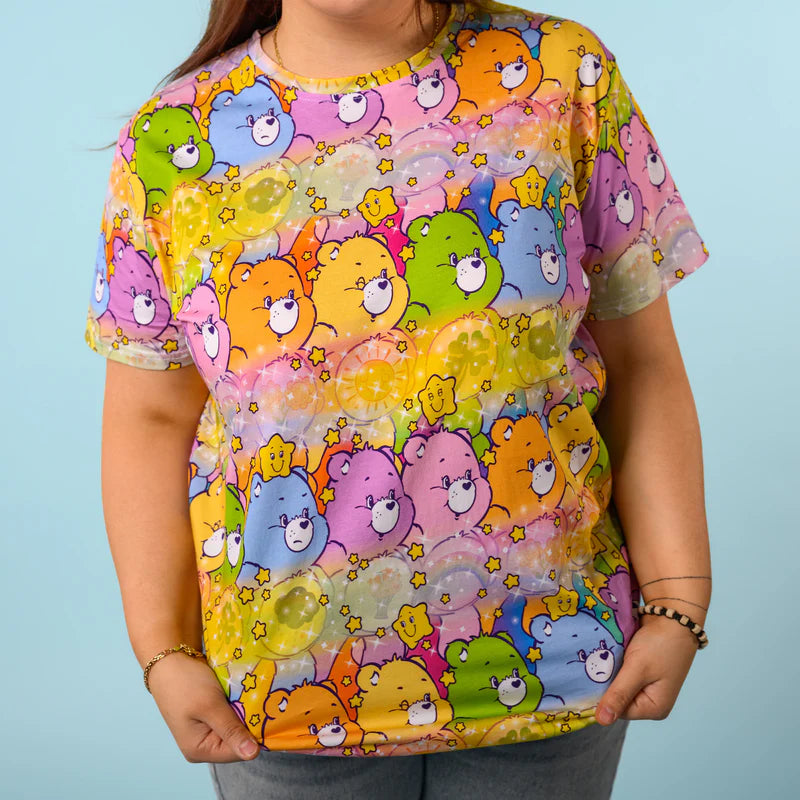 Care Bears Stare AOP tee - Cakeworthy