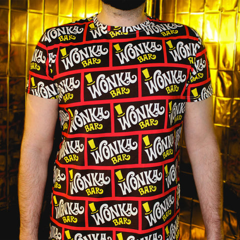 Wonka Bar AOP T-Shirt - Cakeworthy