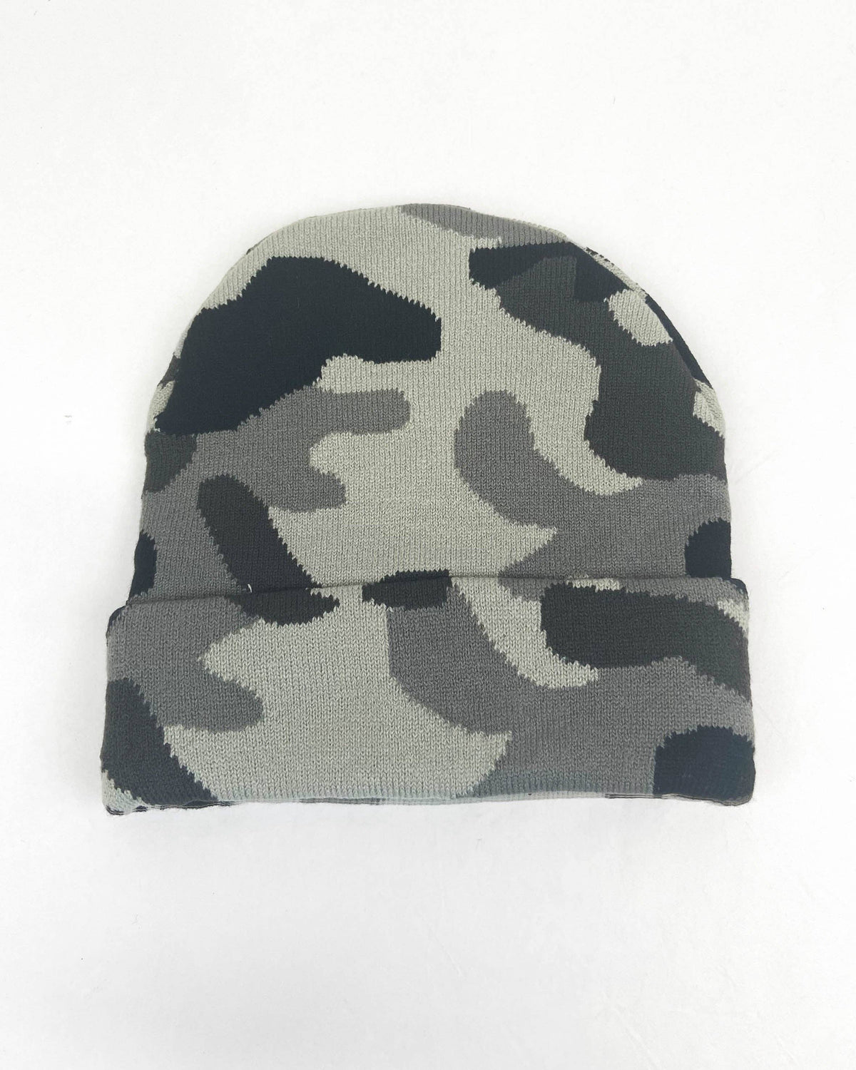 Moody Embroidered Camouflage Beanie