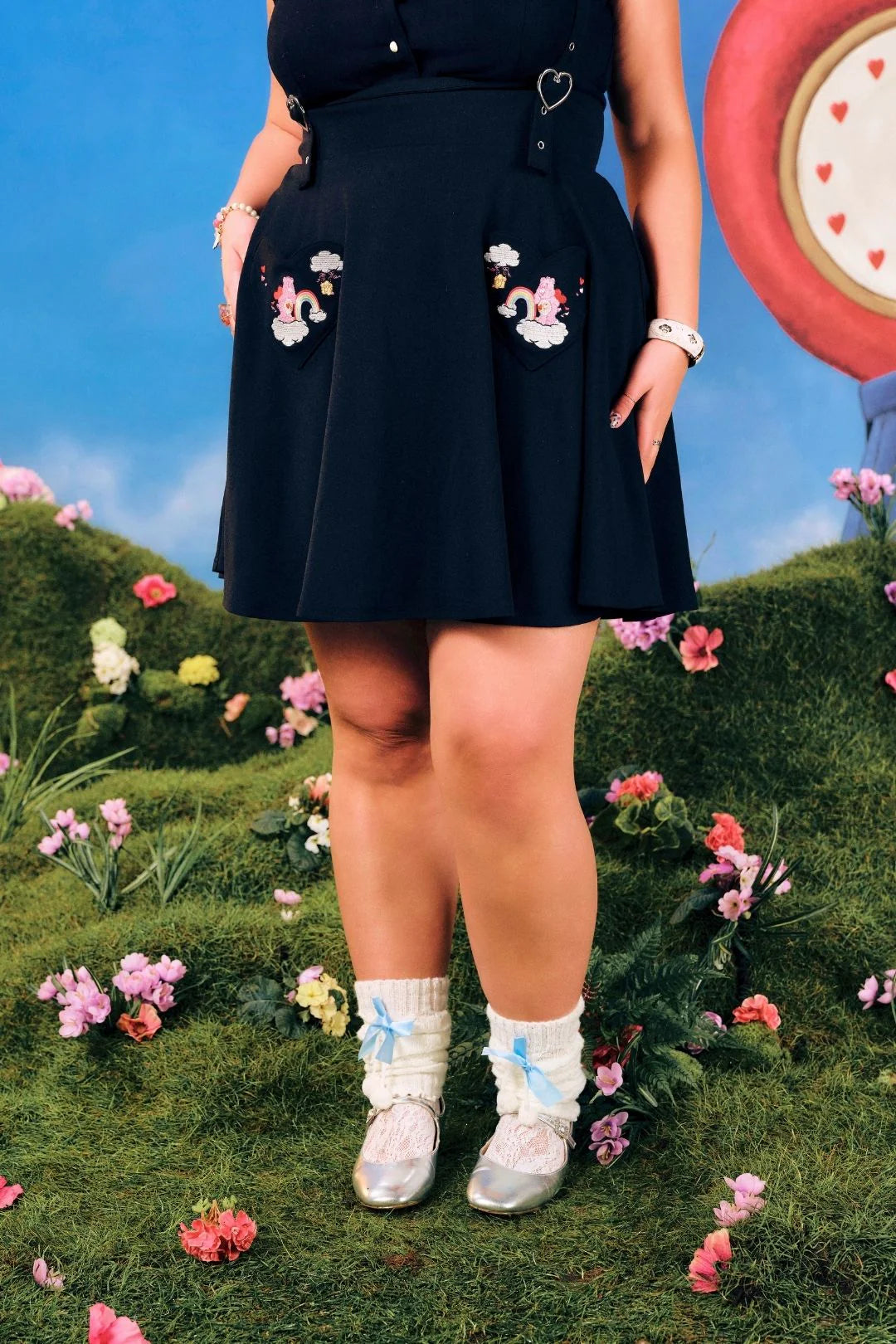 Love-Alot Care Bears Official Skirt  - Hell Bunny
