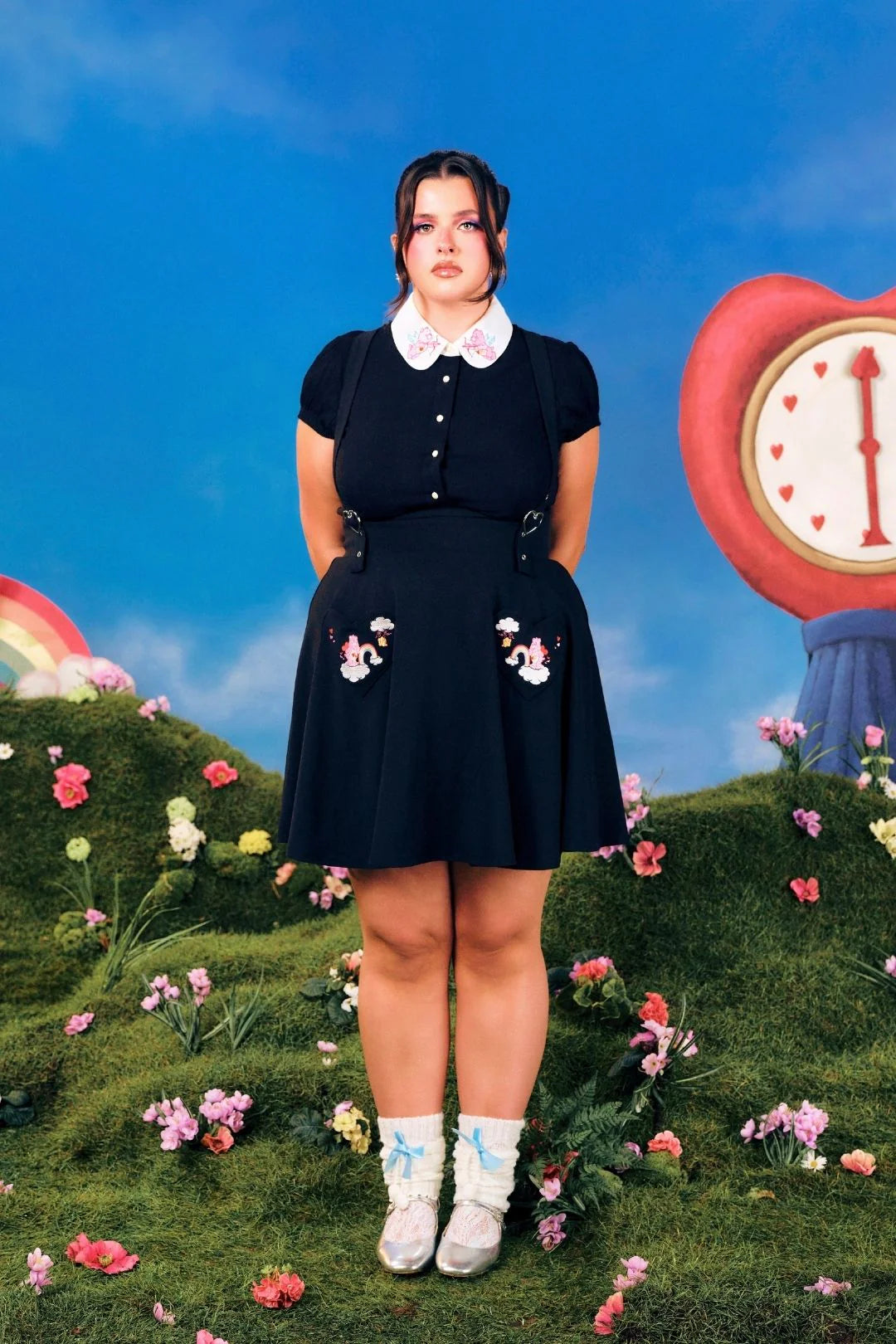 Love-Alot Care Bears Official Skirt  - Hell Bunny