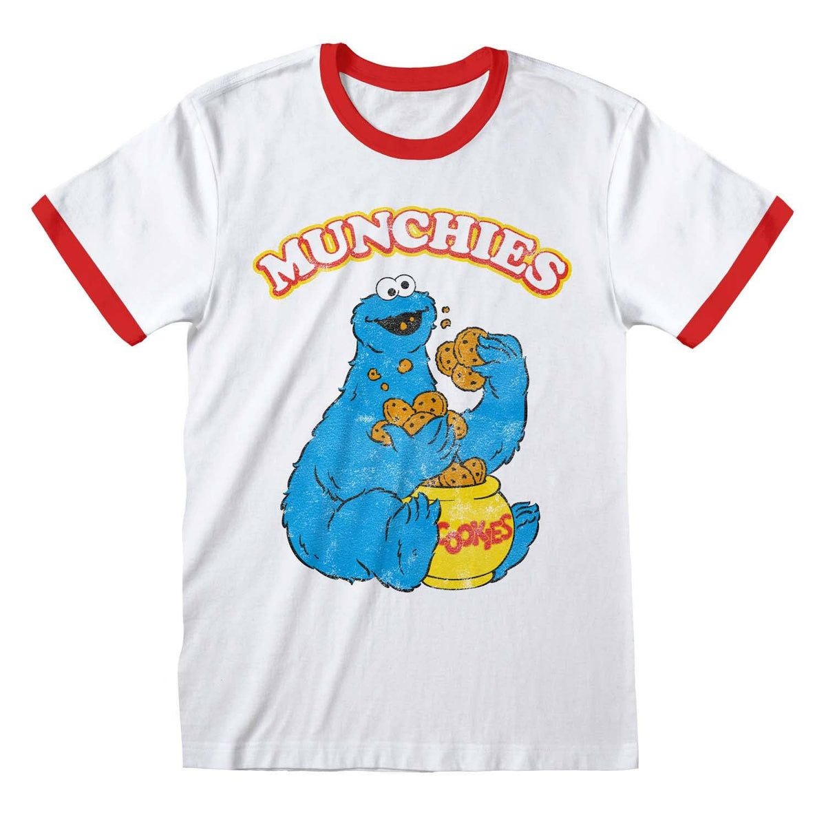 Sesame Street - Munchies - T-Shirt Ringer