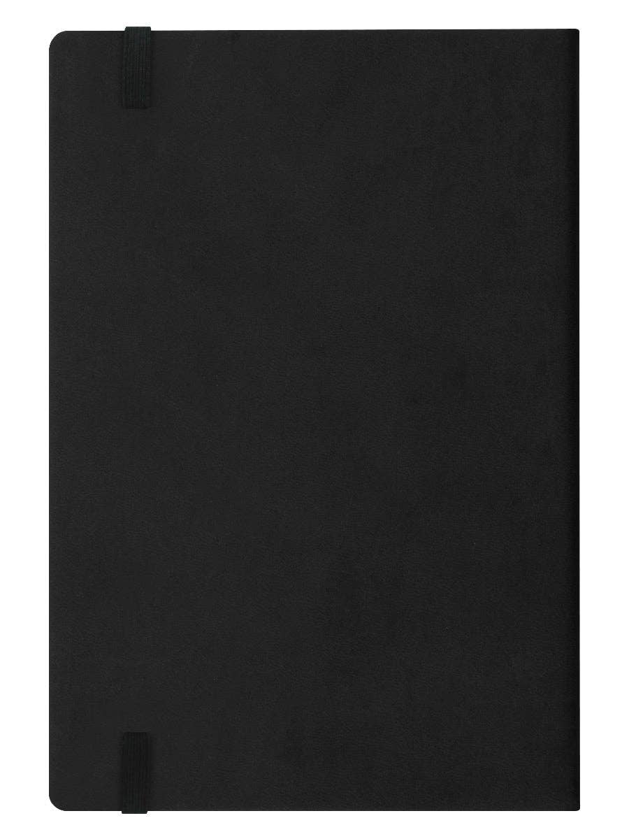 Death Head Moth Black A5 Hard Cover Notebook