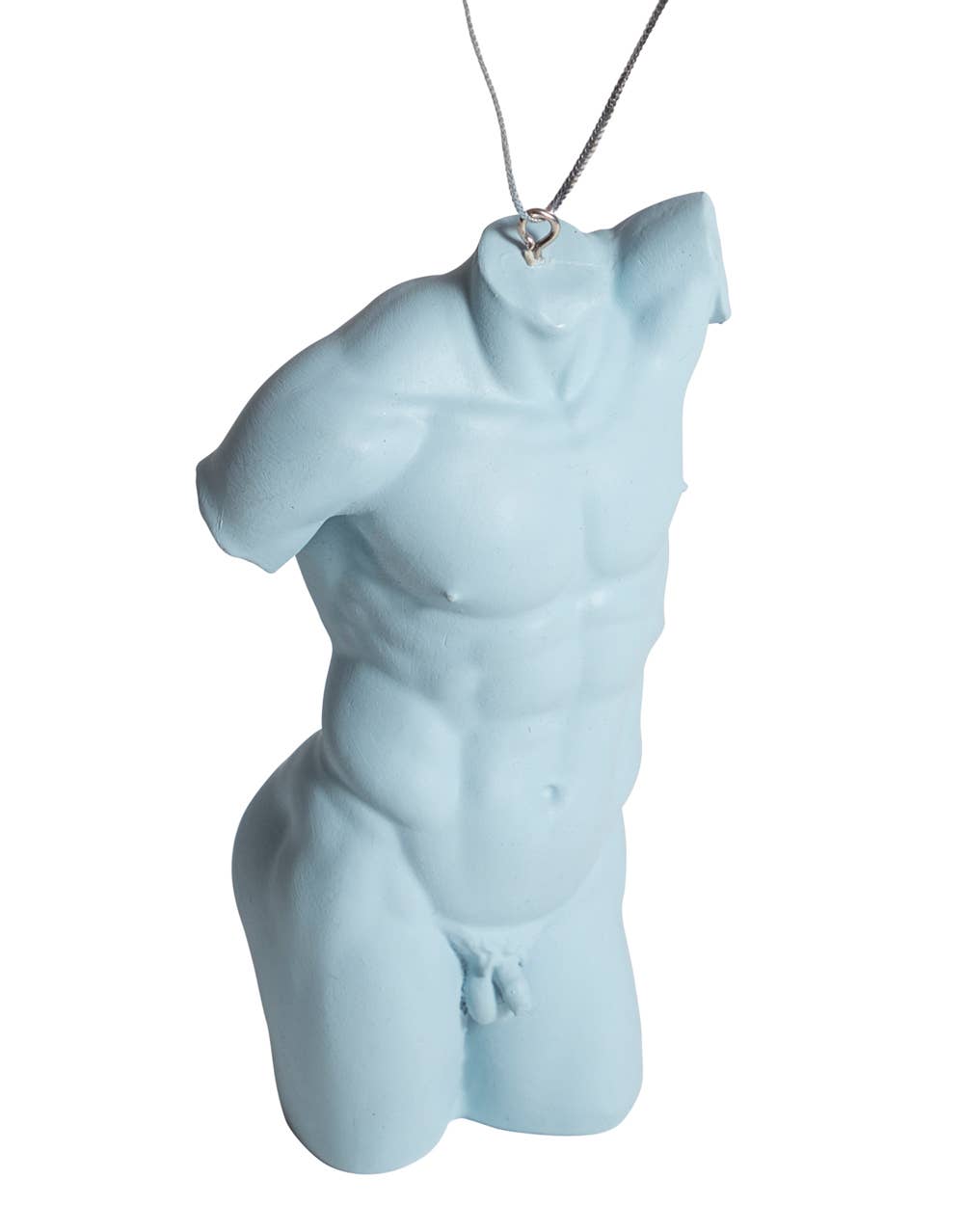 Blue Male Torso Hanging Decoration