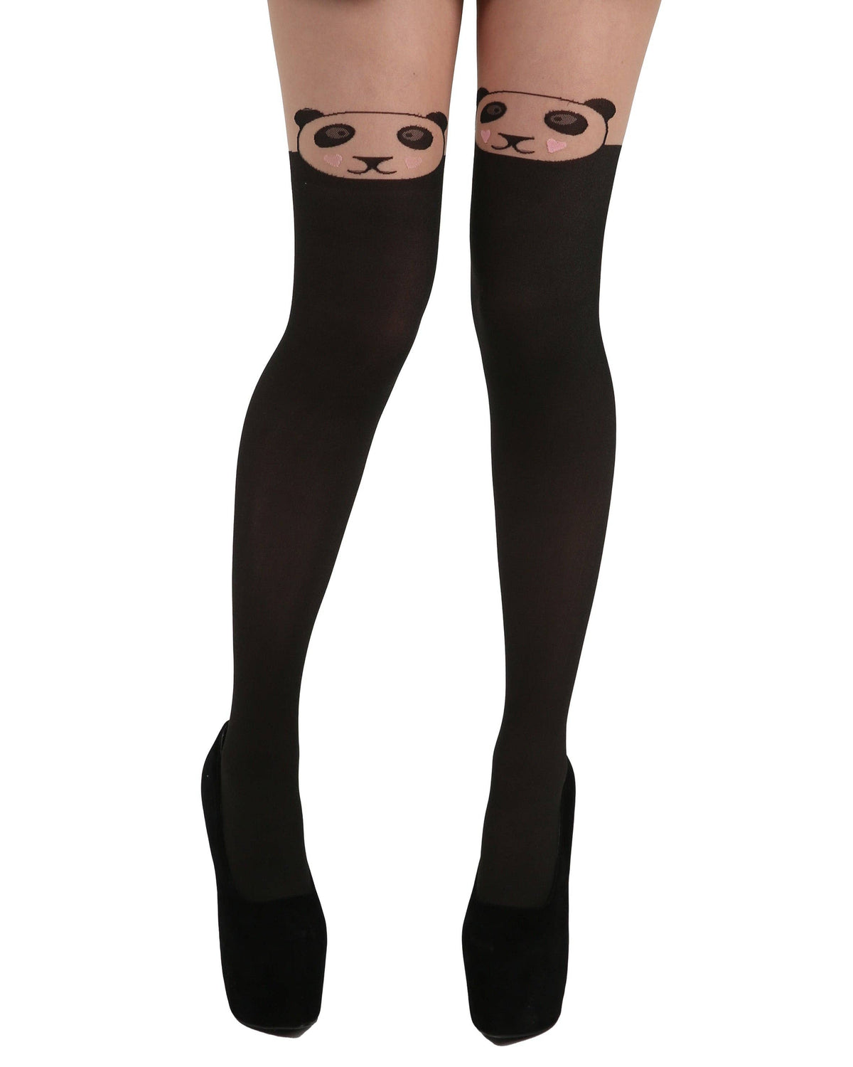 Panda Over The Knee Tights - One size [8-14]