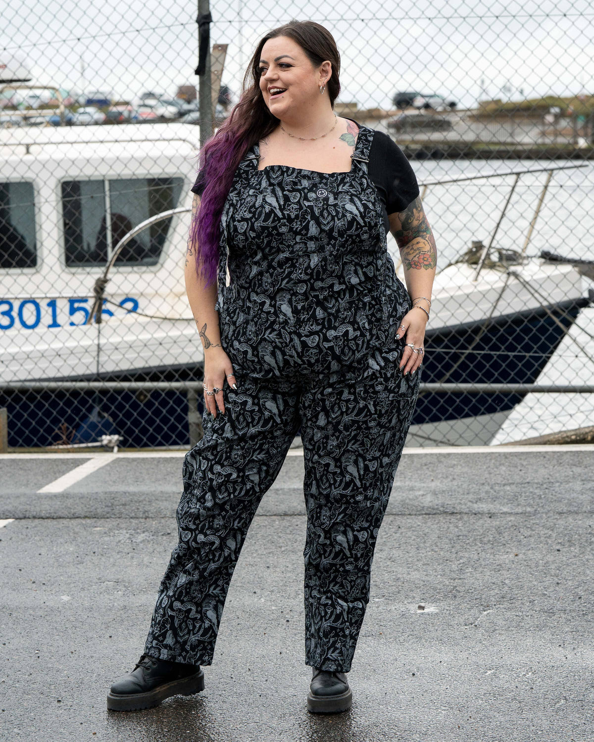 Rebel Romance Seek Stretch Dungarees