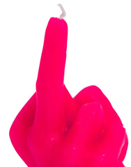 Hot Pink Middle Finger Candle