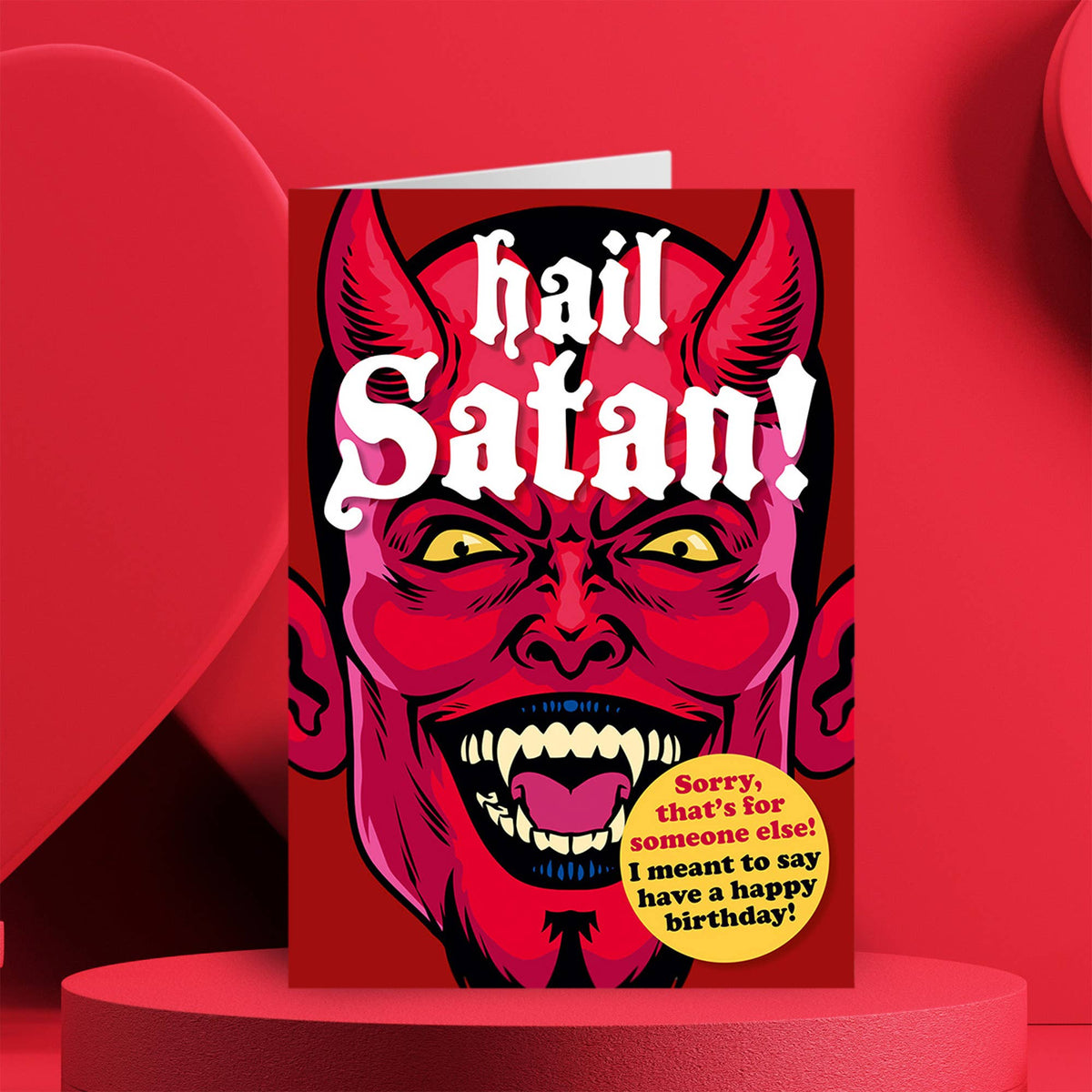 Hail Satan Greeting Card