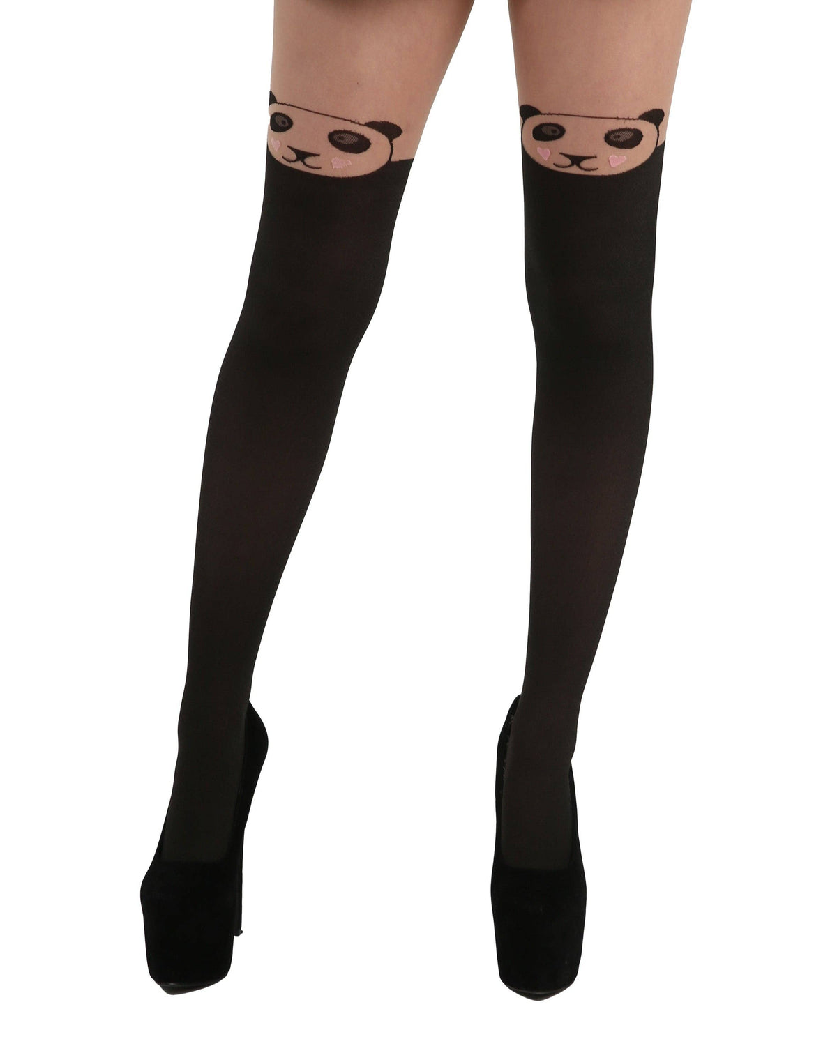 Panda Over The Knee Tights - One size [8-14]