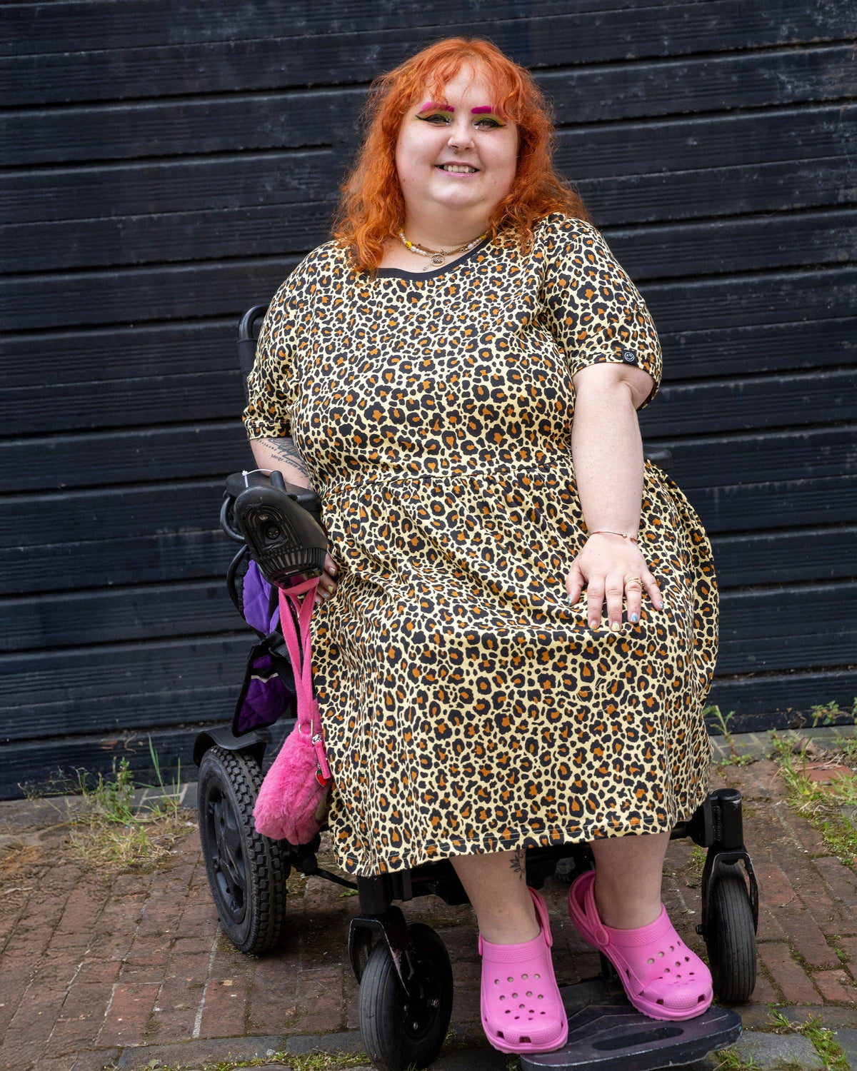 Classic Leopard Stretch Smock Dress - Rebel Romance