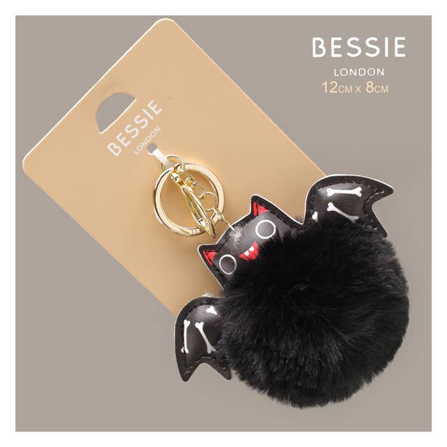 Fluffy Bat Bag Charm
