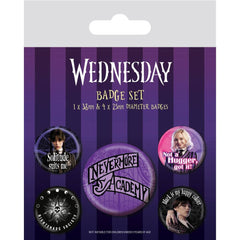 Wednesday (Nevermore) Badge Pack