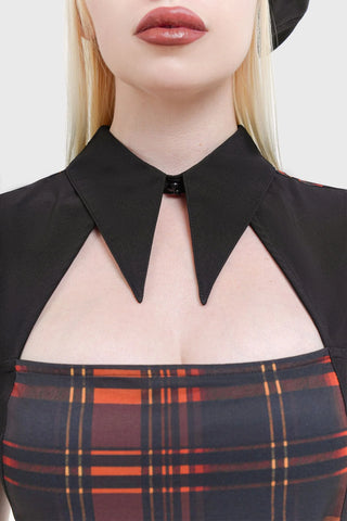 Amberic Tartan Dress - Killstar