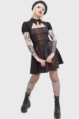 Amberic Tartan Dress - Killstar