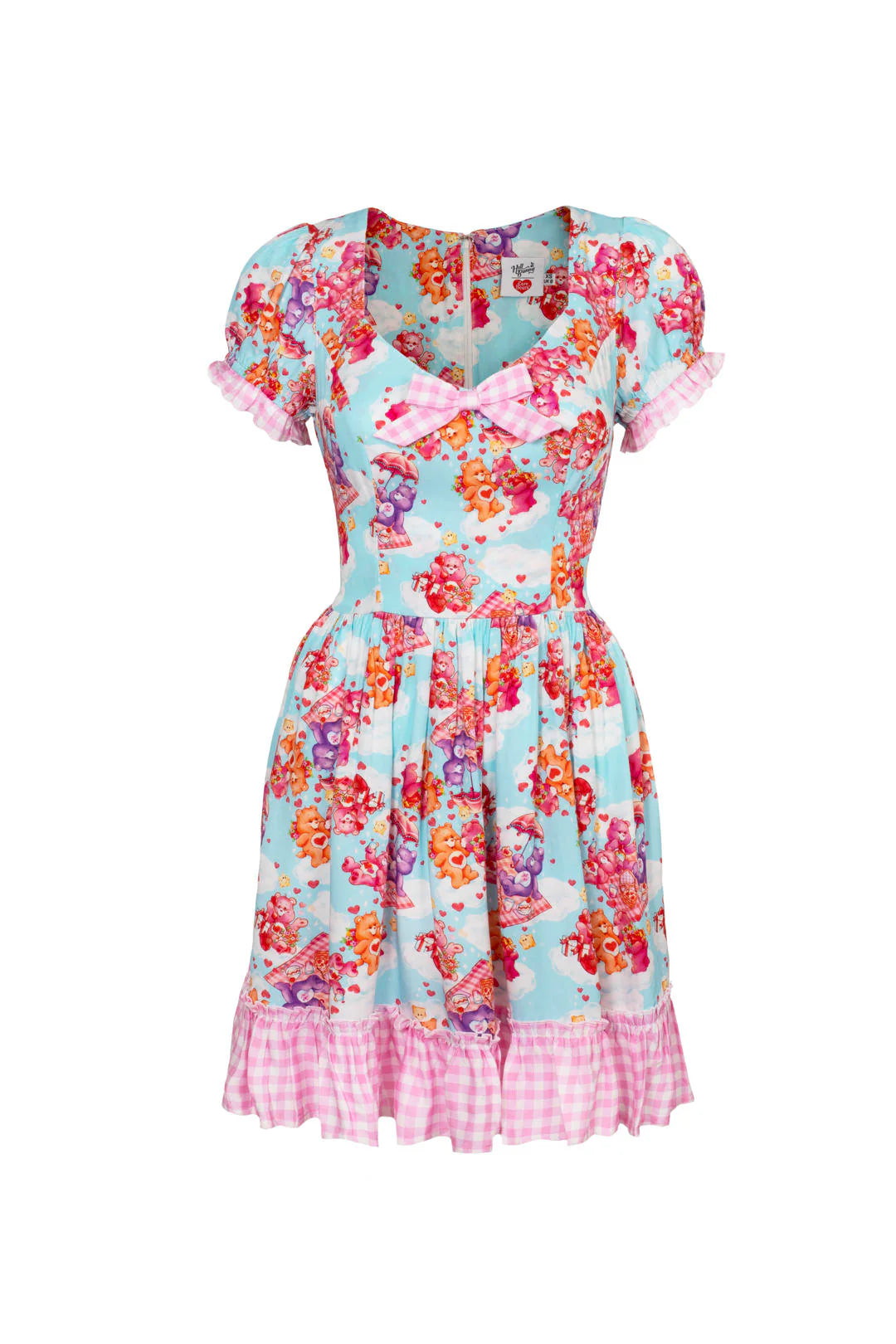 Picnic Bear Care Bears Official Mini Dress - Hell Bunny