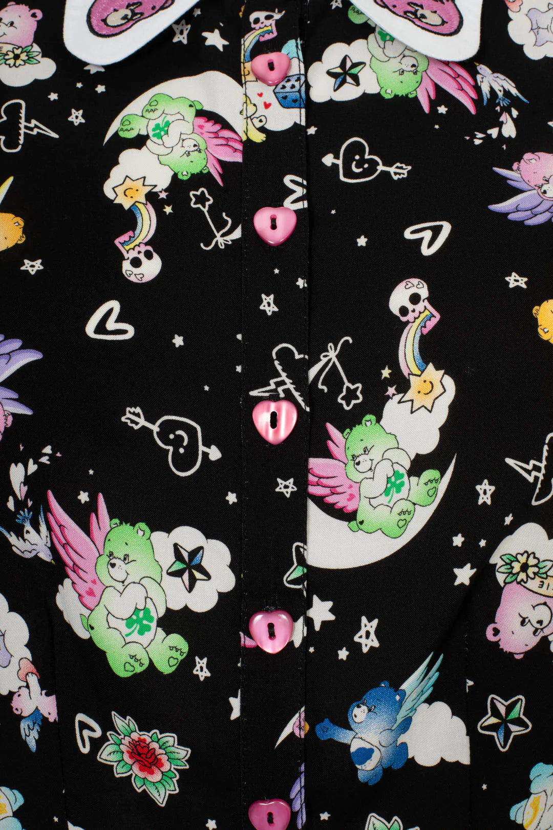 Roxie Care Bears Official Blouse Shirt - Hell Bunny